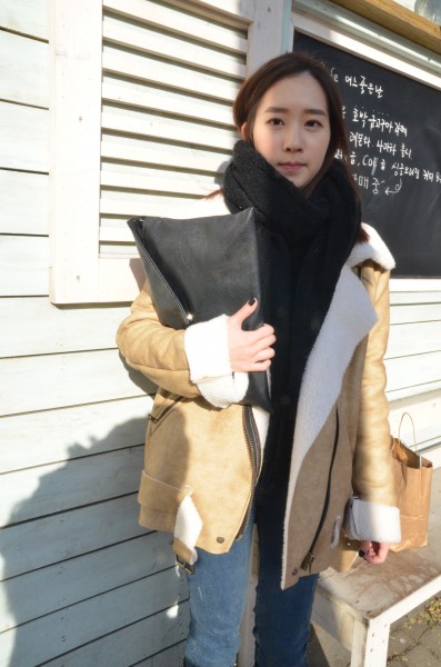 Suede Fur Jacket in Hongdae