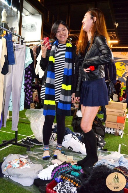 Seoul Street Fashion: Stripes & Mini Skirt Pleats
